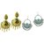 Aarsh Traditional Gold Alloy Jhumki Earrings For Women and girl
