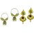 Aarsh Traditional Gold Alloy Jhumki Earrings For Women and girl