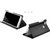 Stuffcool Flipit PU Leather Flip Wallet Case Cover for Vivo V7 Plus - Black