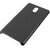 Stuffcool Leather Hard Back Case Cover for Nokia 3 - Black (Feather Light Weight Case)