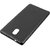 Stuffcool Leather Hard Back Case Cover for Nokia 3 - Black (Feather Light Weight Case)