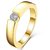 King  Queen Love Forever Sterling Silver Cubic Zirconia Elements Adjustable Couple Rings