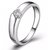 King  Queen Sterling Silver Cubic Zirconia Zirconia Adjustable Couple Rings
