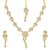 Asmitta Resplendent Gold Plated Austrian Stone Set Of 3 Necklace Set For Women