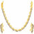 Asmitta Resplendent Gold Plated Austrian Stone Set Of 3 Necklace Set For Women