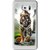 Snooky Printed Mechanical Lion Mobile Back Cover For Samsung Galaxy Note 6 - Grey