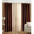 IDOLESHOP Polyester Brown, Beige Plain Door Curtains(7 feet in Height, Pack of 3)