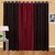 IDOLESHOP Polyester Brown, Maroon Plain Door Curtains(7 feet in Height, Pack of 3)