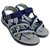 V Tree Men's Grey and Navy Velcro Floaters