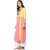 Janasya Women's Pink Printed Crepe A-Line Kurti