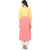 Janasya Women's Pink Printed Crepe A-Line Kurti
