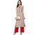 Janasya Women's Multicolor Printed Crepe Straight Kurti