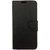 Micromax Bolt Q324 Mercury Wallet Style Flip Back Case Cover Black