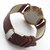 Satva-The Brand Maroon Belt Slim Dial Premium DK Watch for Men