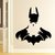 Wall Sticker Batman Design (Cover Area :- 24 X 26 inch)