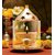 Akhand Brass Diya Large with Borosil Glass Chimney