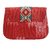 TARUSA Red Cotton Printed For Sling Bag Women