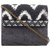 TARUSA Black Cotton Printed Sling Bag For Women