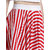Texco Women Red & White Striped Short Flared Skirt