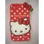 FOR Lenovo K5 Plus  Anvika Cute cartoon Hello Kitty Silicone With Pendant Back Case Cover For Lenovo K5 Plus  ( Red )