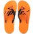 Sparx Orange & Black Men Flip Flop & Slippers (SFG-204)