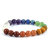 Reiki Healing Crystal 7 Chakra 8 mm Bracelet Natural Healing Stone