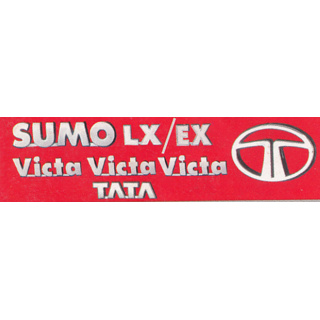 Buy LOGO TATA SUMO VICTA car decal MONOGRAM EMBLEM CHROME Family Pack ...