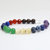 Reiki Healing Crystal 7 Chakra Onyx 8 mm DC Bracelet Natural Healing Stone
