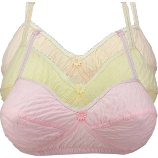Women's T-Shirt Non Padded Bra  (Multicolor)