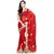 Red Chiffon Saree