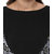 Janasya Women's Black Printed Crepe Straight Kurti