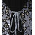 Janasya Women's Black Printed Crepe Straight Kurti