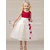 red  and white dress/party wear/casual wear/birthday dresses/flower girl dress