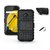 Motorola Moto E2 2nd Genaration Cover,Anvika Impact Case For Motorola Moto E2 2nd Genaration Shock Proof High Impact Armor Kick Stand Dual Layer Hard/Soft Back Cover (Black)