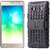 Anvika Rugged Hard Back Cover Kickstand Armor Case for Samsung Galaxy on 7  (Black)
