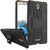 Anvika Defender Case for Coolpad Mega 2.5D  dual Layer Tough Rugged Shockproof Hybrid Warrior Armor Case Back Cover With Kickstand / Black