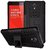 Anvika Defender Tough Hybrid Armour Shockproof Hard PC + TPU with Kick Stand Rugged Back Case Cover for RedMi Note 2 Prime - Black