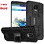 Anvika Dual Armor Kick Stand Back Cover Case for Moto G5 Plus   (Black)