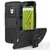 Anvika Hybrid Military Grade Armor Kick Stand Back Cover Case for Motorola Moto X Play (Black)