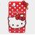 Anvika Hello Kitty Back Cover for Sony T2 Ultra - Red