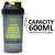 Sinew Nutrition Smart Shaker Bottle 600ml - 20 oz (Black/Neon Green).
