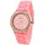 Geneva Analogue Pink Dial Women's Watch
