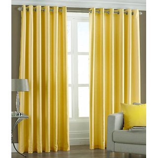 BSN Crush Plain  Door Curtain set of 2 (4x7)
