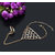 VeroniQ - Gold Jaali Cutwork Design Hand Chain Ring Bracelet - 1 Qty