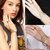 VeroniQ - Gold Jaali Cutwork Design Hand Chain Ring Bracelet - 1 Qty