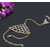VeroniQ - Gold Jaali Cutwork Design Hand Chain Ring Bracelet - 1 Qty
