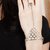 VeroniQ - Gold Jaali Cutwork Design Hand Chain Ring Bracelet - 1 Qty