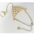 VeroniQ - Gold Jaali Cutwork Design Hand Chain Ring Bracelet - 1 Qty