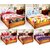 Welhouse India 3D Printed Set Of 5 Double bedsheet with 10 Pillow Covers