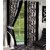 BSN k. coffee polyester long door curtains set of 2(4x9)